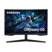 SAMSUNG Ívelt Gaming 165Hz VA monitor 27" G55C, 2560x1440, 16:9, 300cd / m2, 1ms, HDMI / DisplayPort SMG