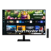 SAMSUNG Smart VA monitor 27" M5, 1920x1080, 16:9, 250cd / m2, 4ms, 2xHDMI / 2xUSB / HDCP / WiFi / Bluetooth, hangszóró SMG