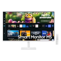 SAMSUNG Smart VA monitor 27" M5, 1920x1080, 16:9, 250cd / m2, 4ms, 2xHDMI / 2xUSB / HDCP / WiFi / Bluetooth, hangszóró SMG