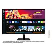 SAMSUNG VA monitor / TV 32" M7, 3840x2160, 16:9, 300cd / m2, 4ms, 60Hz, HDR, 2xHDMI / 3xUSB / USB-C / WiFi / Bluetooth, hangszóró