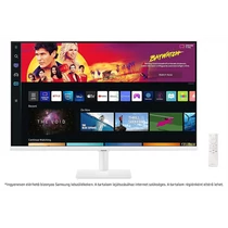 SAMSUNG Smart VA monitor 32" M7, 3840x2160, 16:9, 300cd / m2, 4ms, 2xHDMI / HDCP / 3xUSB / USB-C / WiFi / Bluetooth, hangszóró SMG