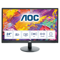 AOC MVA monitor 23.6" M2470SWH, 1920x1080, 16:9, 250cd / m2, 5ms, VGA / HDMI  hangszóró AOC