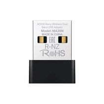 MERCUSYS Wireless Adapter USB Dual Band AC650, MA20N TP-Link