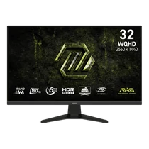 MSI MAG 325QF E18V 31.5" WQHD 144Hz monitor, fekete