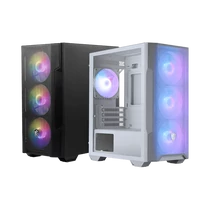 MSI Ház Midi ATX FORGE M100R, 4xARGB ventilátor, Tápegység nélkül, üvegfalú, fekete MSI PCC