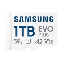 SAMSUNG Memóriakártya, EVO Plus microSDXC kártya, 1TB, UHS-1, U3, V30, A2, + SD Adapter, R160 / W SMG