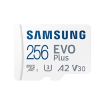 Samsung EVO Plus 256GB microSD (MB-MC256KA/EU) memória kártya adapterrel