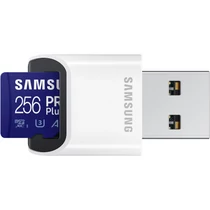 Samsung Pro Plus 256GB microSD (MB-MD256KB/WW) memória kártya kártyaolvasóval