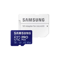 Samsung Pro Plus 512GB microSD (MB-MD128KA/EU) memória kártya adapterrel