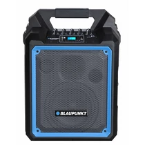 BLAUPUNKT MB06 Bluetooth Party karaoke hangszóró, 1 db mikrofon, 500W, Fekete (RTVBLAS002) Blaupunkt