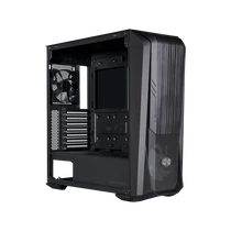 COOLER MASTER Ház ATX MASTERBOX 500 ARGB Front Panel, Tápegység nélkül, Üvegfalú