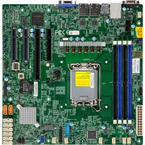 Supermicro szerver alaplap X13SCL-F 1xLGA1700/4UDIMM/8SATA3/M.2/2xi210/microATX