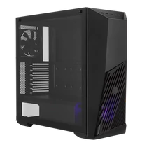 COOLER MASTER Ház Mid Tower ATX MASTERBOX K501L RGB, Tápegység nélkül, Üvegfalú, Fekete Cooler Master