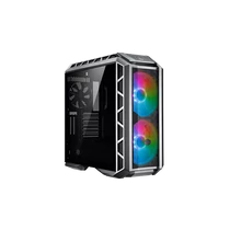 COOLER MASTER Ház Midi ATX MasterCase H500P MESH ARGB Tápegység nélkül, Fekete Üvegfalú