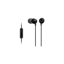 SONY MDREX15APB.CE7, 18-22000 Hz, 16 ohm, 3.5 mm Jack, 1,2 m Vezetékes, szilikonos Fülhallgató mikrofonnal, Fekete Sony