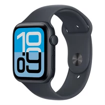 Apple Watch SE 3 Cellular 44mm Midnight Aluminium Case with Midnight Sport Band - M / L Apple