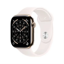 Apple Watch S11 Cellular 42mm Gold Titanium Case with Light Blush Sport Band - M / L Apple