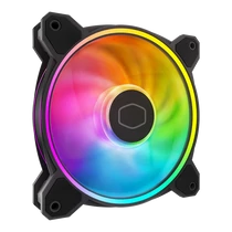 COOLER MASTER Rendszerhűtő Ventilátor MASTERFAN MF120 HALO2,  ARGB, 12cm, fekete Cooler Master