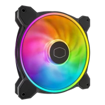 COOLER MASTER Rendszerhűtő Ventilátor MASTERFAN MF140 HALO2, ARGB Gen2, 14cm, fekete Cooler Master
