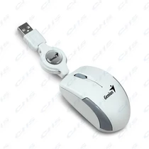 GENIUS Vezetékes egér optikai Micro Traveler USB Fehér 1200dpi Genius