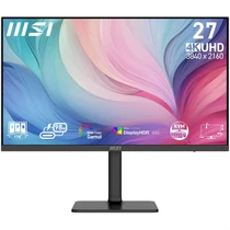 MSI Modern MD272UPHG - 27" UHD IPS DP HDMI USB-C USB PIVOT monitor, fekete
