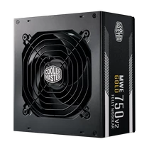 COOLER MASTER Tápegység Moduáris MWE GOLD 750 V2 ATX 3.0 READY, 750W, 12cm, 80+ Gold Cooler Master