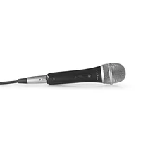 NEDIS MPWD50CBK vezetékes mikrofon,Kardioid Levehető kábel 5,00 m 50 Hz - 15 kHz 600 Ohm -72 dB | Be / Ki kapcs.Fek / szürke NEDIS