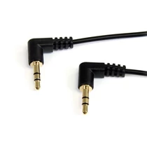 3.5 RIGHT ANGLE STEREO CABLE STEREO AUDIO CABLE - M/M