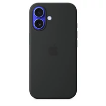 Apple iPhone 16 Silicone Case with MagSafe - Black Apple