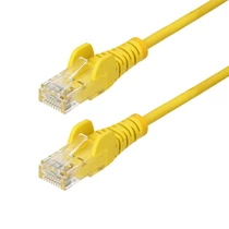 2.5M YELLOW SLIM CAT6 CABLE .