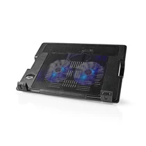 Nedis NBCR200BK notebook hűtő, 18", 2 X 140mm ventilátor, LED, 1200 rpm NEDIS