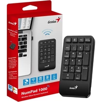 GENIUS Vezeték Nélküli Numerikus Billentyűzet Numpad 1000 USB Fekete Genius