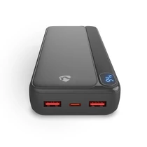 Nedis PBKPD20W225BK powerbank hordozható külső akkumulátor, power bank 20 000mAh, 1,5 / 1,67 / 2,0 / 2,22 / 3,0 A NEDIS