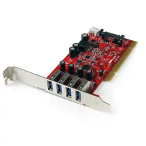 4 PORT PCI USB 3 ADAPTER CARD .