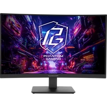 ASRock PG27QRT1B 27" QHD 180Hz ívelt Monitor
