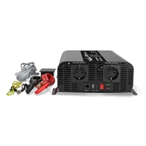 Nedis PIP200024FBK szinusz inverter 24V DC - 230V AC 50Hz, üzemi teljesítmény 2000W, csúcsteljesítmény 4000W NEDIS