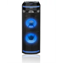BLAUPUNKT PS11DB Bluetooth party LED hangszóró, TWS, FM, AUX, 1 db karaoke mikrofon, 1200W, Fekete (RTVBLAS010) Blaupunkt