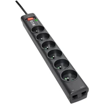 EATON Túlfeszültségvédő Elosztó 6 DIN, Schuko, Tel & Internet line Eaton Protection, Protection Strip Eaton