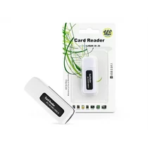 HAFFNER USB MEMÓRIAKÁRTYA-OLVASÓ - FEKETE / FEHÉR (USB 2.0, 480 Mb / s) HAFFNER