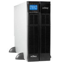 NJOY Szünetmentes Balder 6000, 6000VA, 6000W, Online rack (2U), LCD display (2U Baterry Pack) nJoy