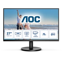 AOC VA monitor 27" Q27B3MA / BK, 2560x1440, 16:9, 250cd / m2, 4ms, 2xHDMI / HDCP / DisplayPort, hangszóró AOC