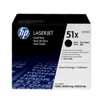 HP Q7551XD Toner Black 2x13k No.51XD (Eredeti)