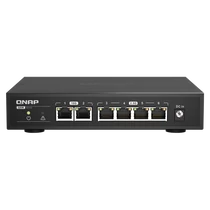 QNAP Switch 4x2500Mbps + 2x10000Mbps, Nem Menedzselhető, Asztali - QSW-2104-2T