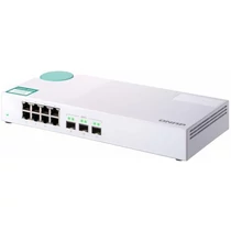 QNAP Switch 8x1000Mbps + 3x10000 SFP + , Nem menedzselhető, Asztali  - QSW-308S QNAP