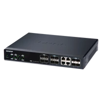 QNAP Switch QSW-M1204-4C 12-port, 8x10GbE SFP + , 4x10GbE SFP+ / RJ45 Combo, Web menedzselt QNAP