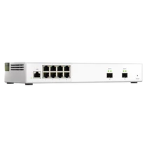 QNAP Switch 8x2500Mbps + 2x10000Mbps SFP + , Menedzselhető, Asztali - QSW-M2108-2S