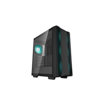 DEEPCOOL Ház ATX CC560 V2 Tápegység nélkül, Fekete Üvegfalú DEEPCOOL