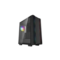 DEEPCOOL Ház ATX CC560 ARGB V2 Tápegység nélkül, Fekete Üvegfalú DEEPCOOL