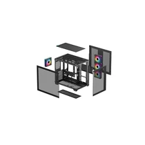 DEEPCOOL Ház ATX CG530 4F, Tápegység nélkül, Fekete, Üvegfalú DEEPCOOL