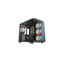 DEEPCOOL Ház ATX CG530U 4F, Tápegység nélkül, fekete, Üvegfalú DEEPCOOL